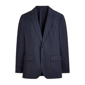 J.Crew Ludlow Slim Fit Unstructured Suit Jacket Irish Cotton Linen Navy 48L NWT